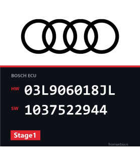 Audi A4 03L906018JL 1037522944 Stage1 tuning file