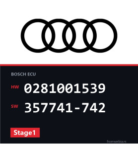 Audi A4 0281001539 357741-742 Stage1 tuning file