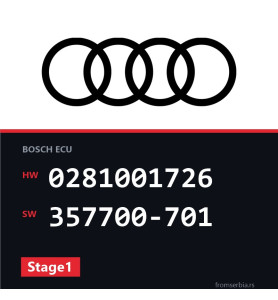 Audi A4 0281001726 357700-701 Stage1 tuning file