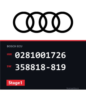 Audi A4 0281001726 358818-819 Stage1 tuning file