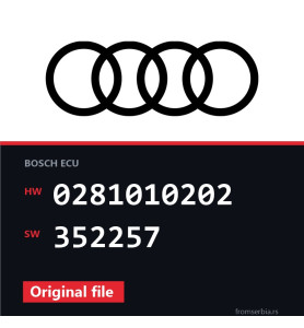 Audi A4 0281010202 352257 original ECU file