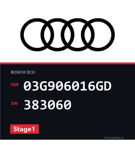 Audi A4 03G906016GD 383060 Stage1 tuning file