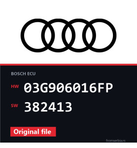 Audi A4 03G906016FP 382413 original ECU file