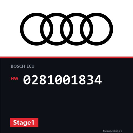 Audi A4 0281001834 Stage1 tuning file