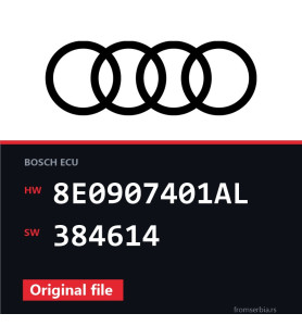 Audi A4 8E0907401AL 384614 original ECU file
