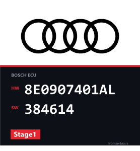 Audi A4 8E0907401AL 384614 Stage1 tuning file