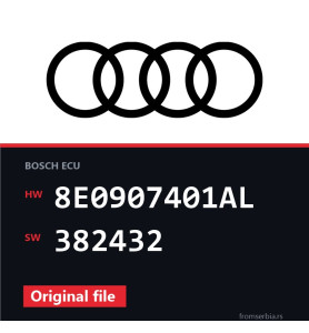 Audi A4 8E0907401AL 382432 Stage1 tuning file