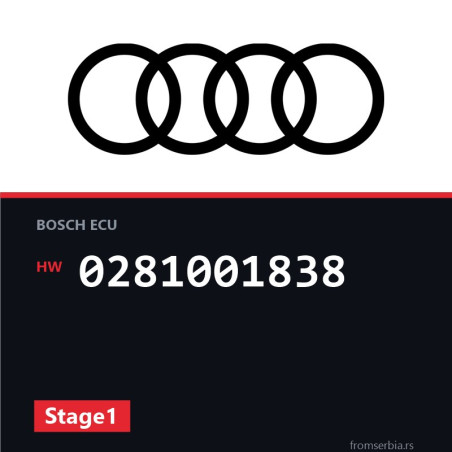 Audi A4 0281001838 Stage1 tuning file