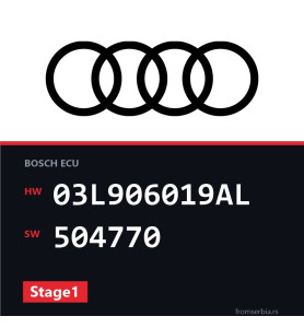 Audi A5 03L906019AL 504770 Stage1 tuning file