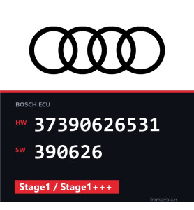 Audi A5 37390626531 390626 Stage1 / Stage1+++ tuning file