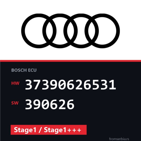 Audi A5 37390626531 390626 Stage1 / Stage1+++ tuning file