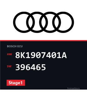 Audi A5 8K1907401A 396465 Stage1 tuning file