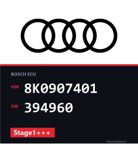 Audi A5 8K0907401 394960 Stage1+++ tuning file