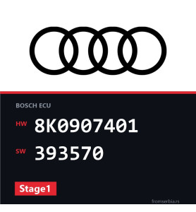 Audi A5 8K0907401 393570 Stage1 tuning file