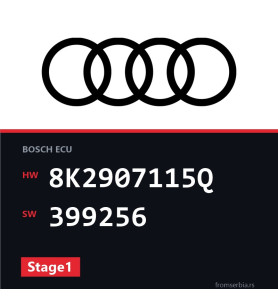 Audi A5 8K2907115Q 399256 Stage1 tuning file