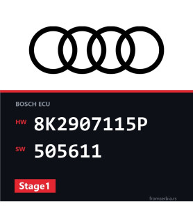 Audi A5 8K2907115P 505611 Stage1 tuning file