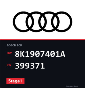 Audi A5 8K1907401A 399371 Stage1 tuning file
