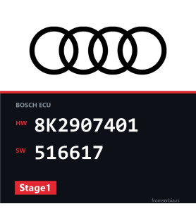 Audi A5 8K2907401 516617 Stage1 tuning file