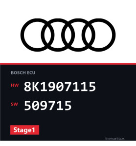 Audi A5 8K1907115 509715 Stage1 tuning file