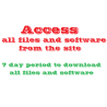Access all files and software from the site