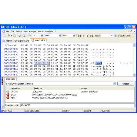HxD - Freeware Hex Editor