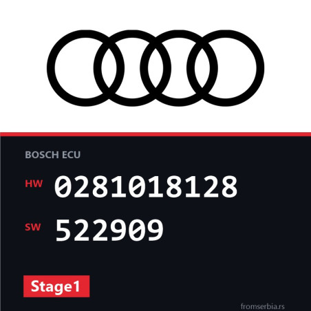 Audi A5 0281018128 522909 Stage1 tuning file