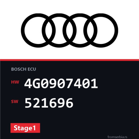 Audi A5 4G0907401 521696 Stage1 tuning file