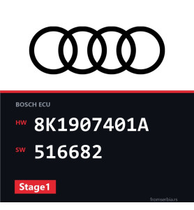 Audi A5 8K1907401A 516682 Stage1 tuning file