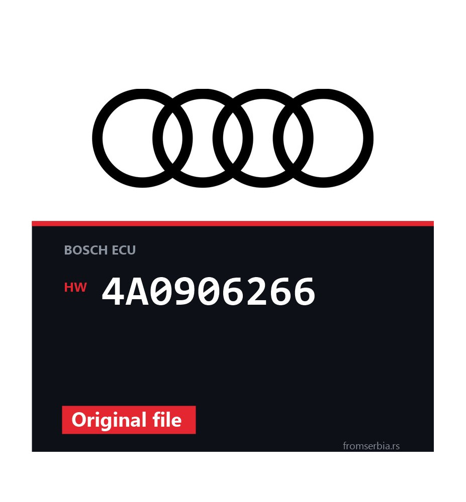 Audi A6 4A0906266 original ECU file