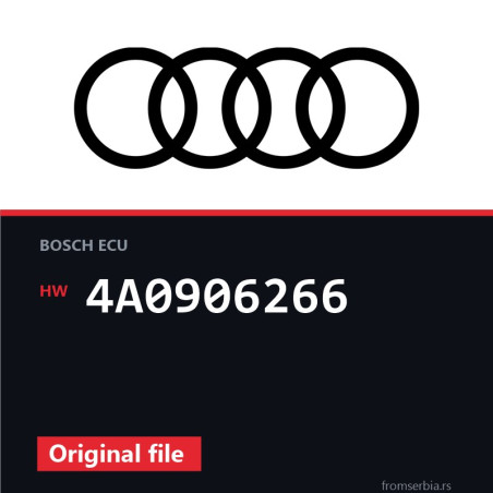 Audi A6 4A0906266 original ECU file