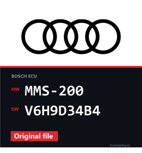 Audi A6 MMS-200 V6H9D34B4 original ECU file