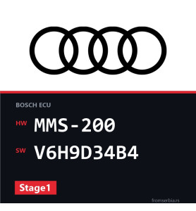 Audi A6 MMS-200 V6H9D34B4 Stage1 tuning file