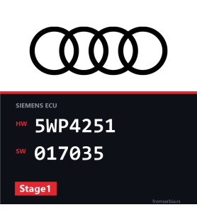 Audi A6 5WP4251 017035 Stage1 tuning file