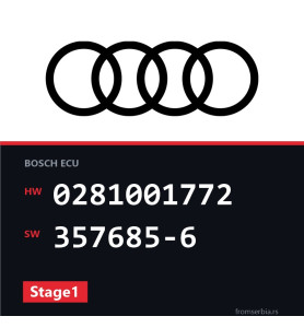 Audi A6 0281001772 357685-6 Stage1 tuning file