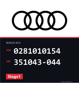 Audi A6 0281010154 351043-044 Stage1 tuning file