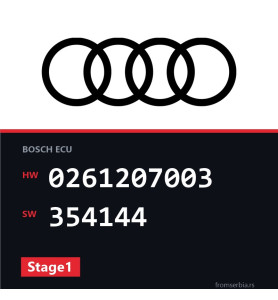 Audi A6 0261207003 354144 Stage1 tuning file