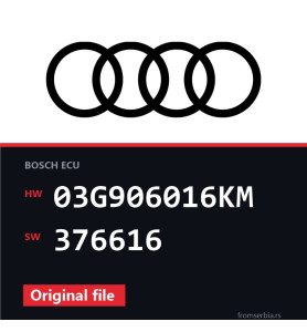 Audi A6 03G906016KM 376616 original ECU file