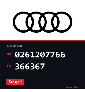Audi A6 0261207766 366367 Stage1 tuning file