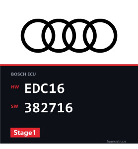 Audi A6 EDC16 382716 Stage1 tuning file