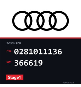 Audi A6 0281011136 366619 Stage1 tuning file