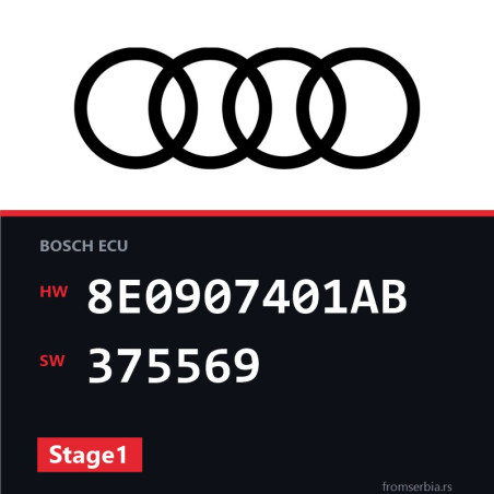 Audi A6 8E0907401AB 375569 Stage1 tuning file