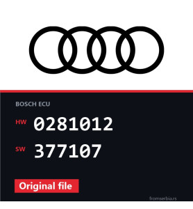 Audi A6 0281012 377107 original ECU file
