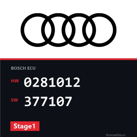 Audi A6 0281012 377107 Stage1 tuning file