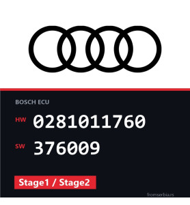 Audi A6 0281011760 376009 Stage1 / Stage2 tuning file
