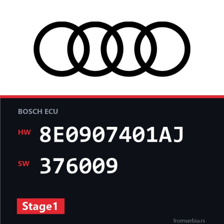 Audi A6 8E0907401AJ 376009 Stage1 tuning file