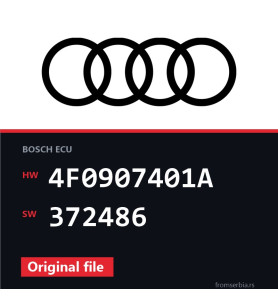 Audi A6 4F0907401A 372486 original ECU file