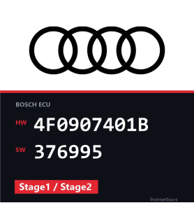 Audi A6 4F0907401B 376995 Stage1 / Stage2 tuning file