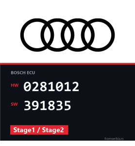 Audi A6 0281012 391835 Stage1 / Stage2 tuning file
