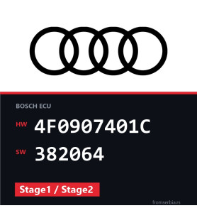 Audi A6 4F0907401C 382064 Stage1 / Stage2 tuning file