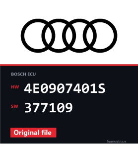 Audi A6 4E0907401S 377109 Stage1 / Stage2 tuning file